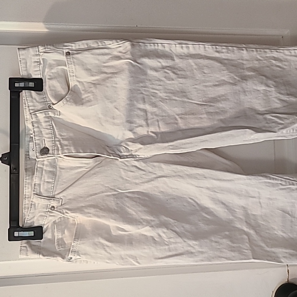 Jessica Simpson White High Rise Skinny Ankle Jeans